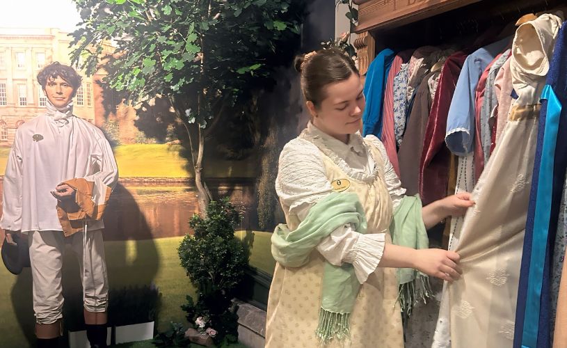 Costume dress up at The Jane Austen Centre